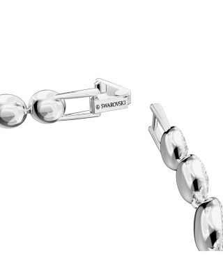 Una Necklace, Bracelet & Stud Earrings Set in Rhodium Plated