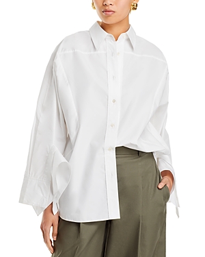 3.1 Phillip Lim / フィリップ リム Oversized Cascading Sleeve Shirt In White
