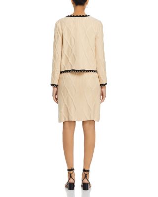 Textural Knit A Line Pull On Skirt 