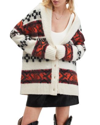 All Saints Spitalfields Signal Alpaca 2024 Wool Cardigan Sweater