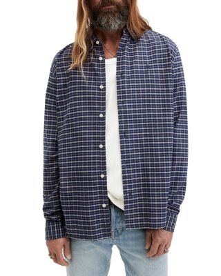 ALLSAINTS - Carpoforo Cotton Relaxed Fit Button Down Shirt