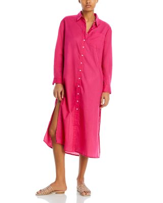 Echo - Solana Maxi Shirt Dress Swim Cover-Up