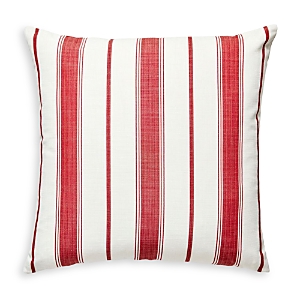 Scalamandre Sconset Outdoor Decorative Pillow, 22 X 22 In Red