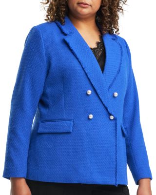 Courtney Boucle Double Breasted Blazer