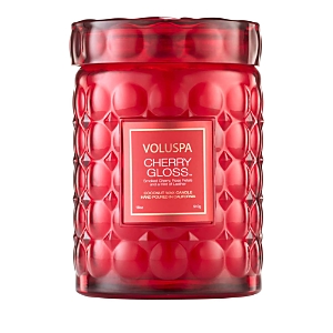 Shop Voluspa Cherry Gloss Large Jar Candle, 18 Oz. In Red
