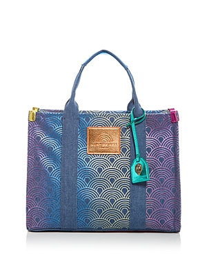 Kurt Geiger Southbank Logo-appliqué Tote Bag In Blue Multi