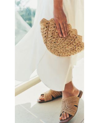 Women's Woven Slide Sandals