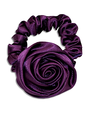 Emi Jay Rosette Scrunchie In Purple
