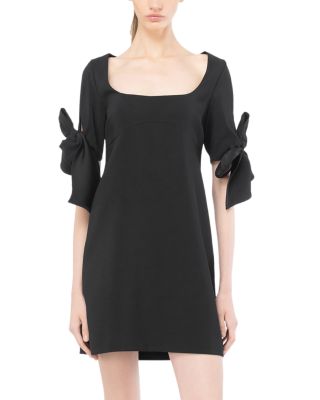 PINKO - Verdicchio Abito Tie Sleeve Dress