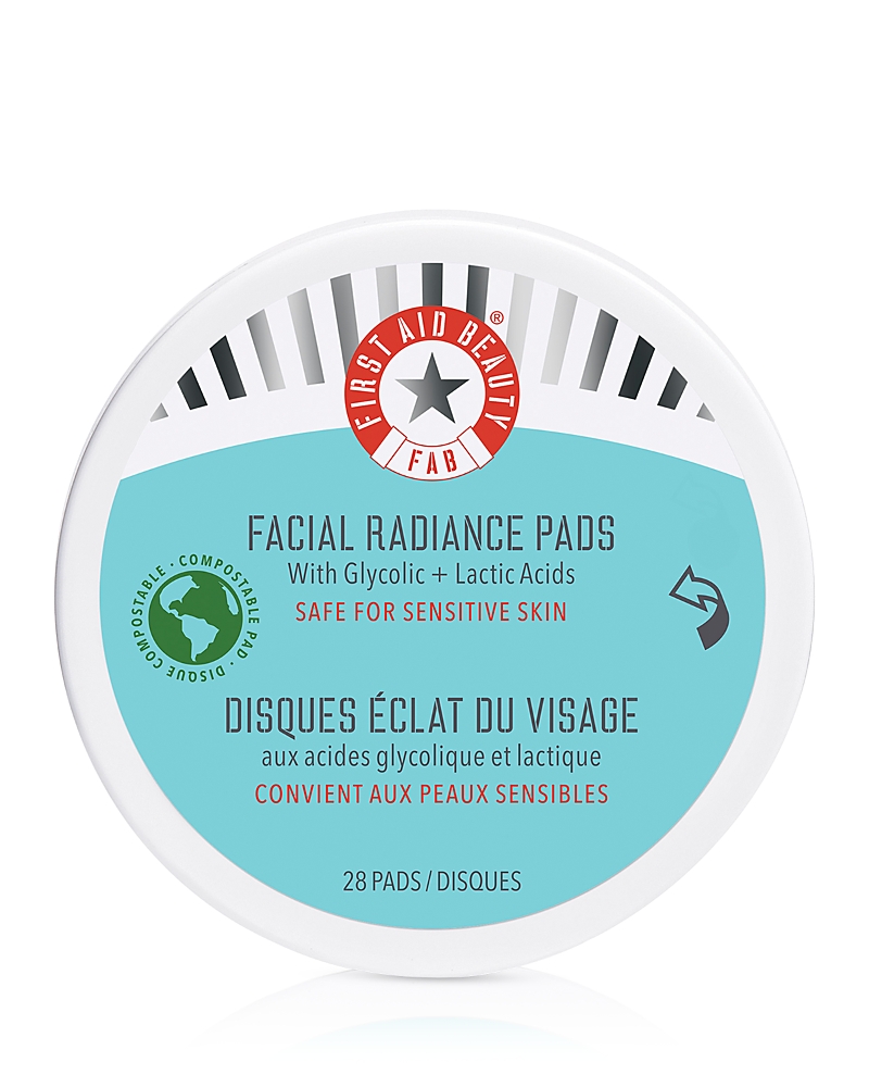 First Aid Beauty Facial Radiance Pads with Glycolic & Lactic Acids Exfoliating Pads with Aha