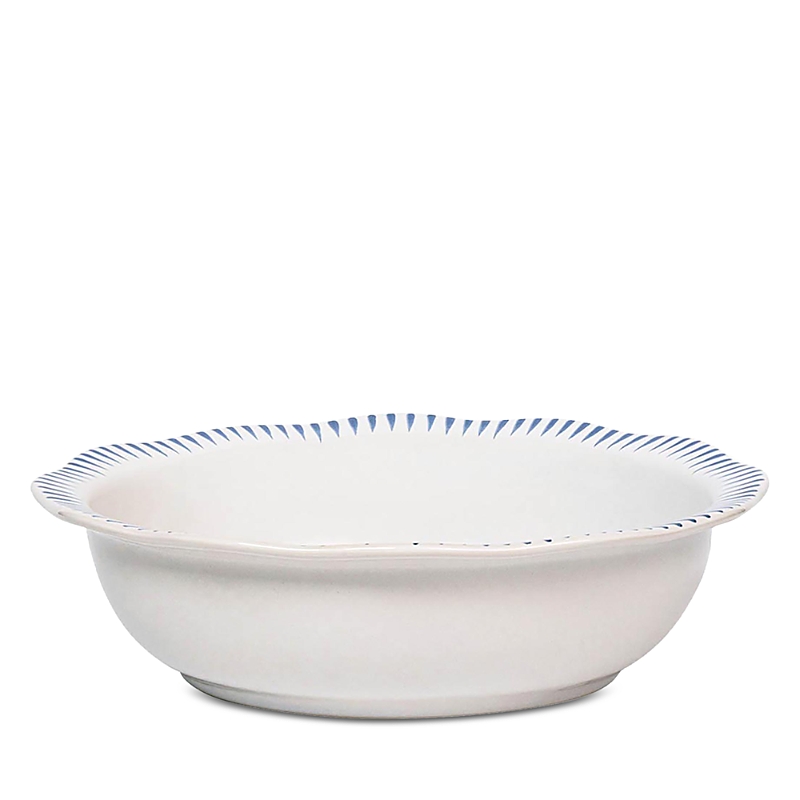 Juliska Sitio Stripe 12 Serving Bowl In Delft Blue