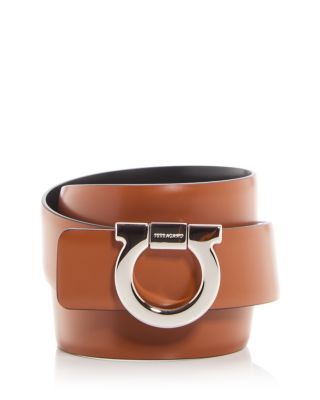 Ferragamo - Men's Gancini Buckle Reversible Leather Belt