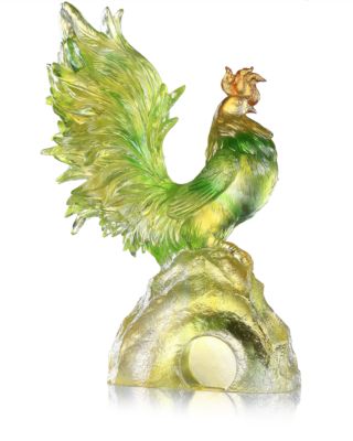 Liuli Dance of The Spring Wind Crystal Sculpture