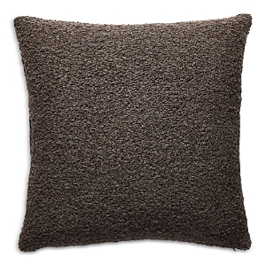 Scalamandre Mouton Decorative Pillow, 22 X 22 In Ash Brown