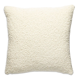 Scalamandre Mouton Decorative Pillow, 22 X 22 In White