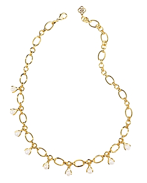 Kendra Scott Ashton Pearl Chain Necklace, 16 In Gold/pearl