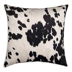Scalamandre Pony Decorative Pillow, 22 X 22 In Black/white