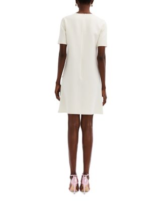 Oscar de la Renta Oversized Poppies Embroidered Shift Dress |  Bloomingdale's Women