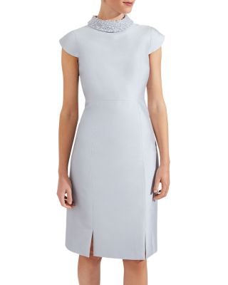 HOBBS LONDON - Katherine Embellished Neck Dress