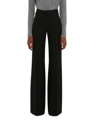 Victoria Beckham Alina High Waist Wide Leg Pants