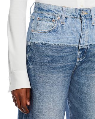 Miramar Sofie High Rise Wide Leg Stretch Sweatpant Jeans in Antonia