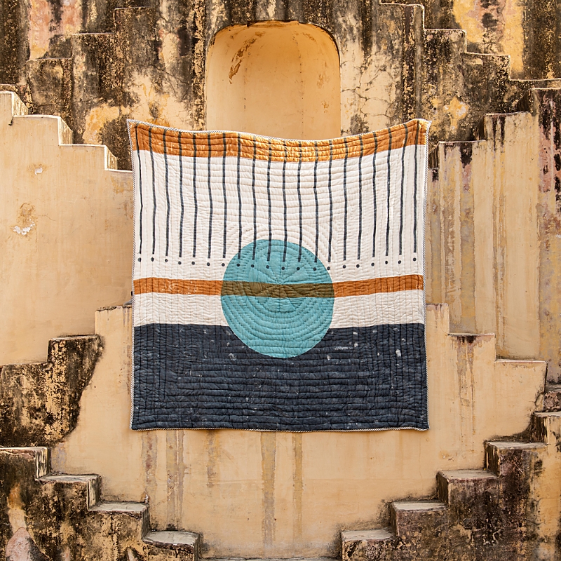 Cqc La Midnight Moon Quilt Set, King