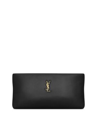 Saint Laurent Calypso Long Pouch in Lambskin