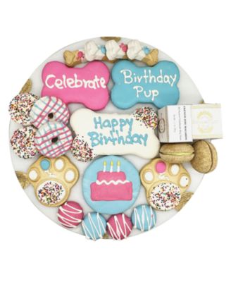Happy Birthday Themed Dog Treats Gift Box