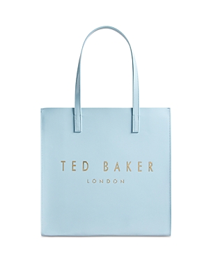 Ted Baker Crinkon Crinkle Large Icon Tote In Light Blue
