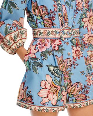 Wonderful Bouquet Blue Romper - Exclusive