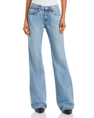 Re/Done High Rise Loose Bootcut Jeans in Hacienda