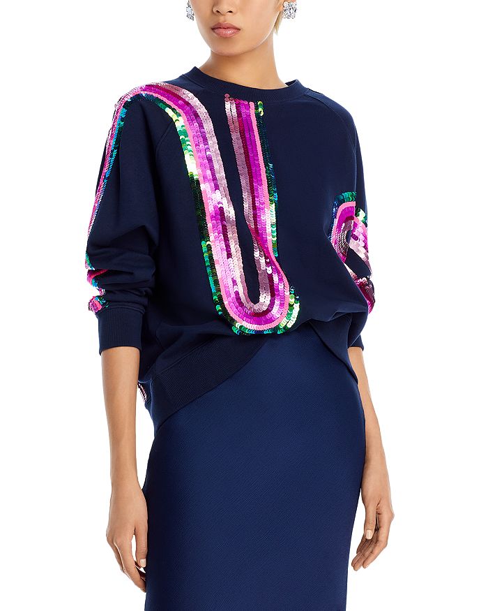 Essentiel Antwerp Embellished Sweatshirt Bloomingdale's