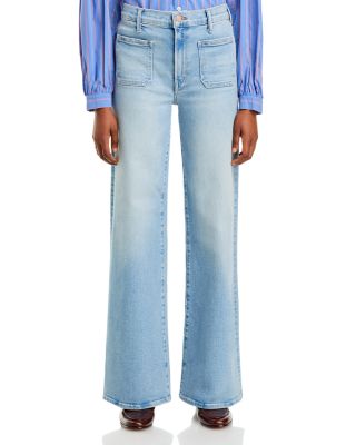 MOTHER Patch Pocket Undercover Wide Leg Jeans in California