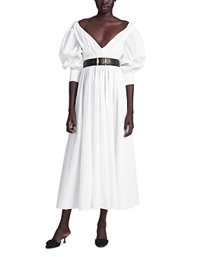 Shop Altuzarra Kathleen Dress In Optic White