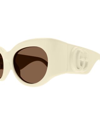 Marmont Monocolor Oval Sunglasses, 53mm