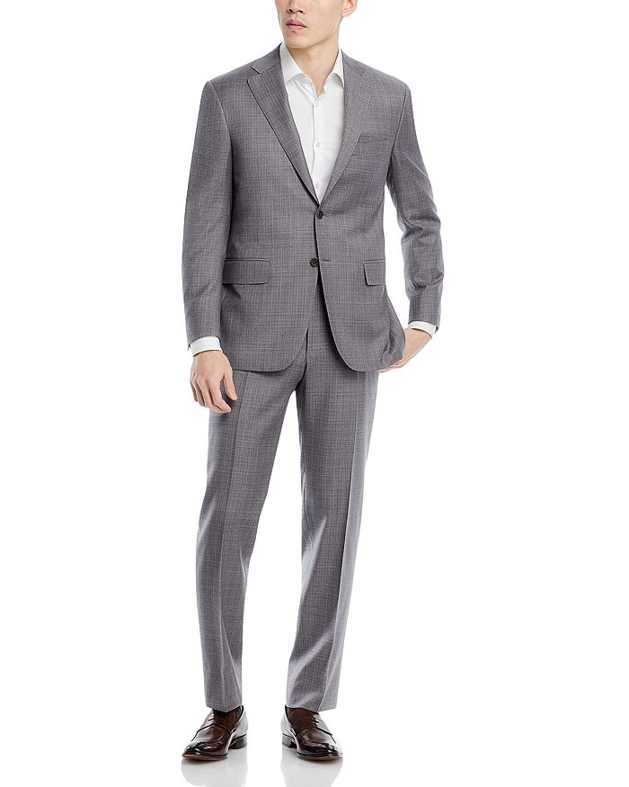 Canali Men's Classic Fit Siena Suit Black Size 52-R