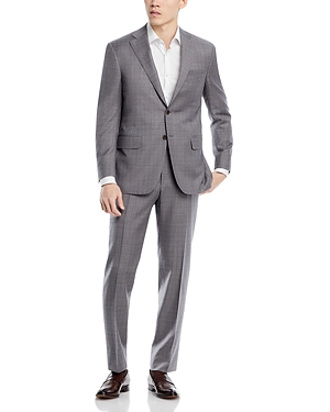 Canali Siena Screen Weave Classic Fit Suit In Grey