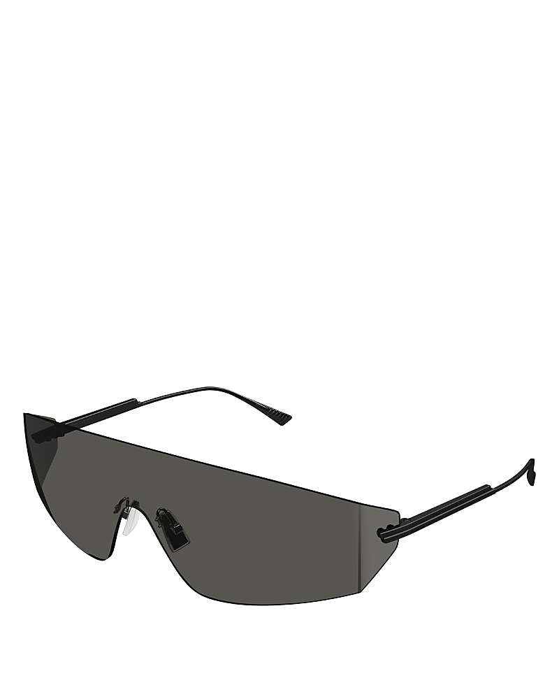 BOTTEGA VENETA LIGHT RIBBON MASK METAL SUNGLASSES, 99MM