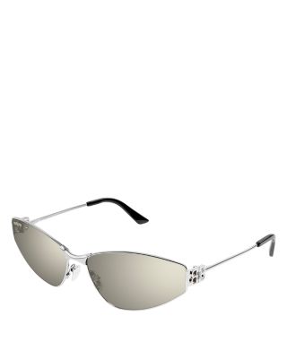 Balenciaga - Mercury Cat Eye Metal Sunglasses, 65mm