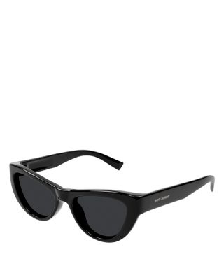 Saint Laurent Script Cat Eye Sunglasses, 53mm