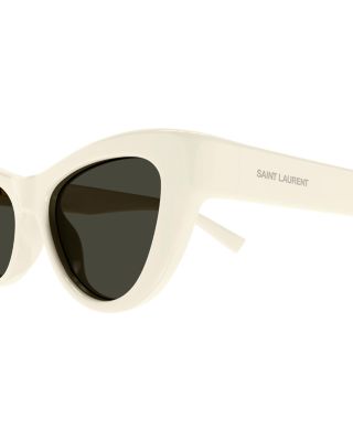 SAINT LAURENT Script Cat Eye Sunglasses, 53mm  display picture 3