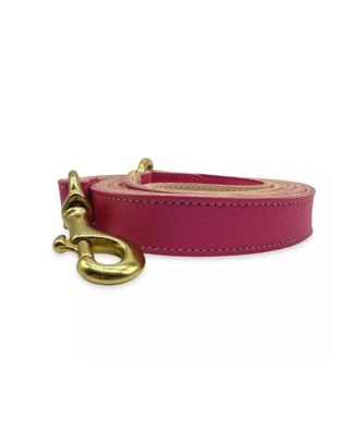 Large 6' Plain Leather Dog Leash