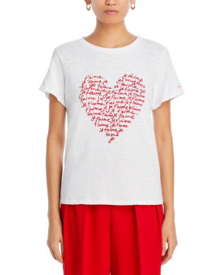 Je T&#39;Aime Heart Graphic Tee
