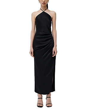 Shop Simkhai Hansel Halter Gown In Black