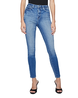 Shop L Agence L'agence Monique Ultra High Rise Skinny Jeans In Laguna