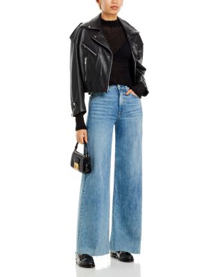 rag and bone Sofie Wide Leg High Stretch Jeans in Whitney