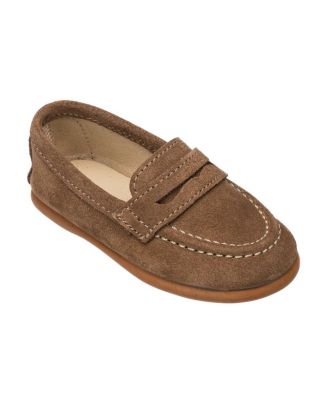  Unisex Suede Penny Loafer