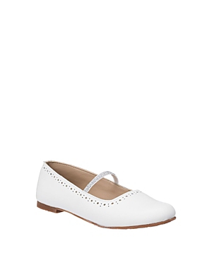 Elephantito Kids' Sasha Ballet Flat In White