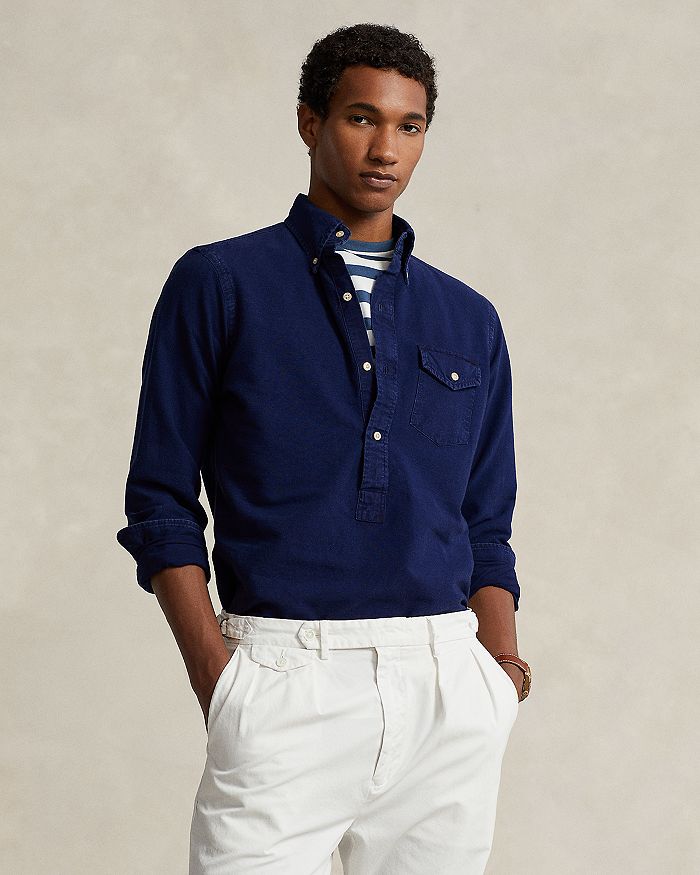Polo Ralph Lauren Classic Fit Oxford Popover Shirt | Bloomingdale's