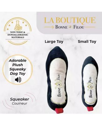 Large Red Heel Squeaky Dog Toy